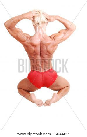 Bodybuilding kvinde.