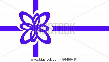 Purple bow