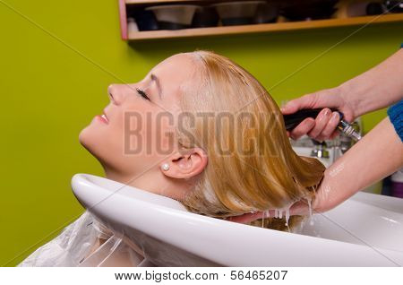 At the hairdresser