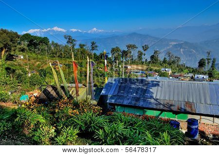 Silerygaon Village, Kanchejuga Backdrop, Sikkim