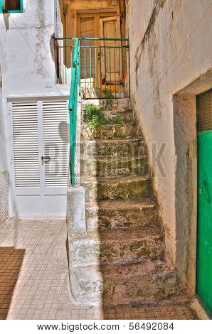 Alleyway. Noci. Puglia. Italy.