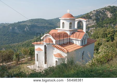En kirke i bjerget Pelion