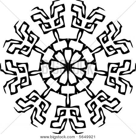 Radiální Tattoo Design