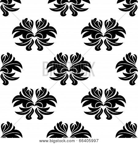 Retro floral seamless pattern