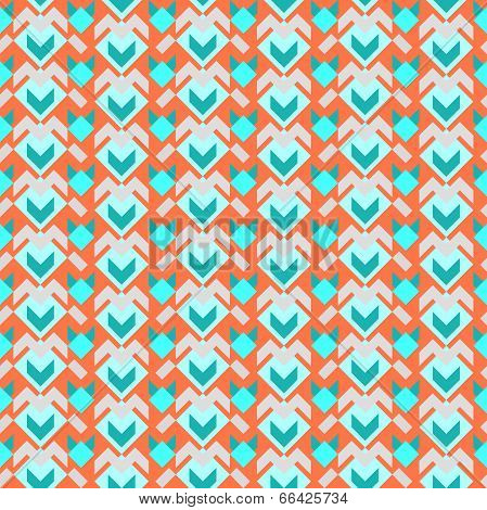 Seamless vector geometric  color pattern background