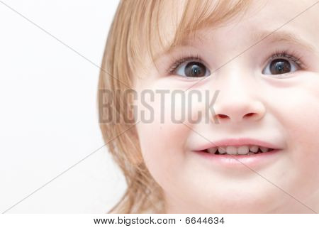 Bedårande liten flicka