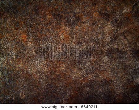 Gammal rostig järn bakgrund