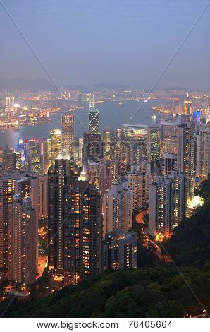 Hong Kong At Night