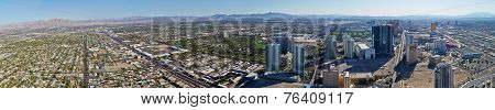 Panorama Of Las Vegas City With Suburb