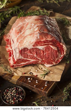 Raw Grass Fed Prime Rib Meat