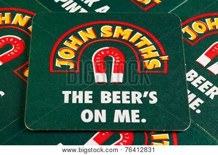 Beermats from John Smith's Beer