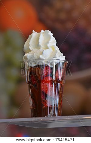 STRAWBERRIES WHIPPED CREAM