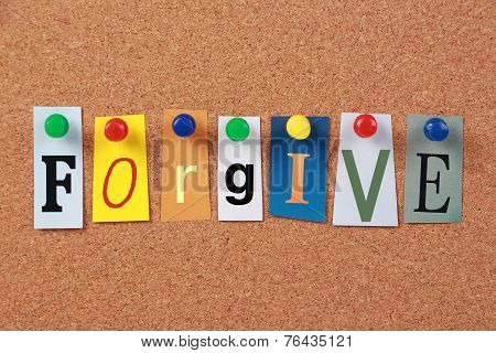 Forgive Single Word