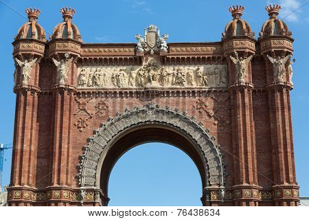 The Arc de Triomf in Barcelona