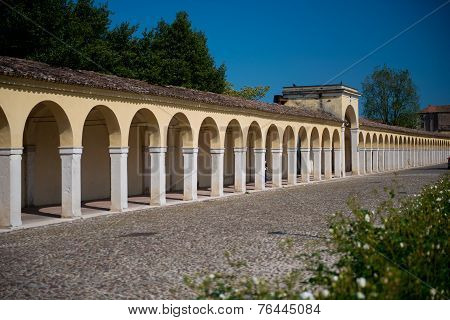 Arches At Loggiato Dei Capuccini In Comacchio