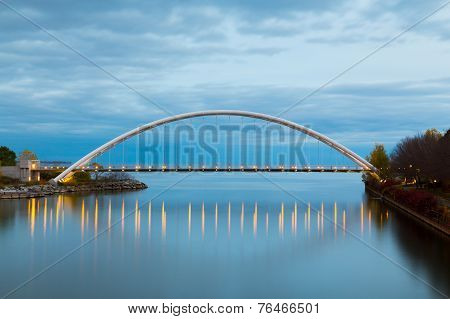 Humber Bridge At Dusk