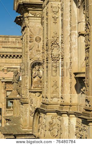 La Compania church facade Quito Ecuador South America