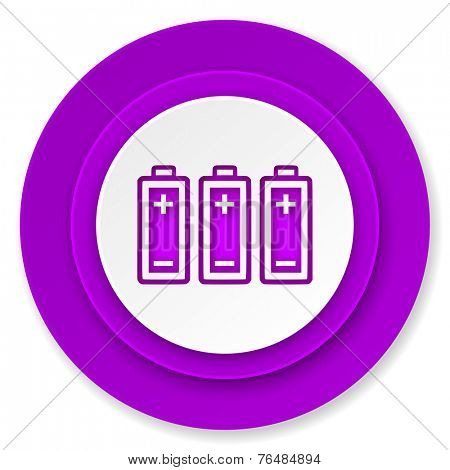 battery icon, volet button, power sign 