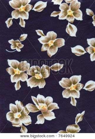 Textil mit Blumen