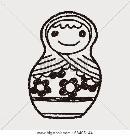 Doodle Russian Dolls