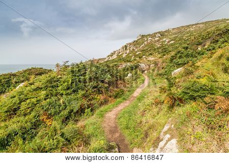 Walking along the coast path from st ives to Zennor