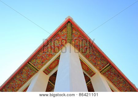 Art of Temple Roof At Bangkok