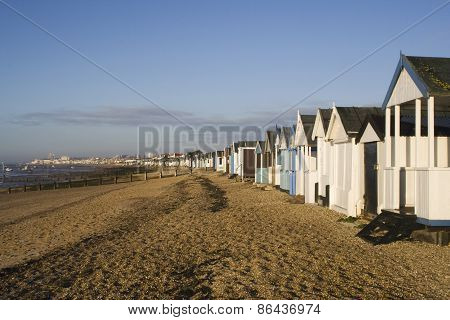 Thorpe Bay Sea Front, Near Southend- On-sea, Essex, England