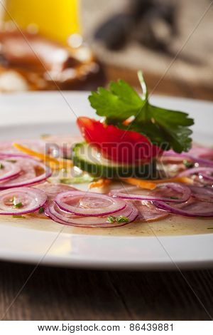 bavarian sausage salad