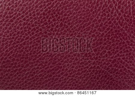 Dark Red Leather Texture Background