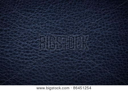 Dark Bule Leather Background