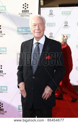 LOS ANGELES - MAR 26:  Christopher Plummer at the 50th Anniversary Screening Of 