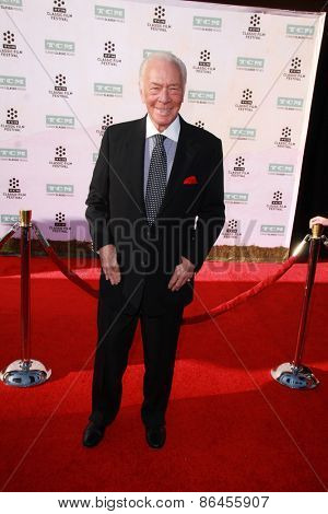 LOS ANGELES - MAR 26:  Christopher Plummer at the 50th Anniversary Screening Of 