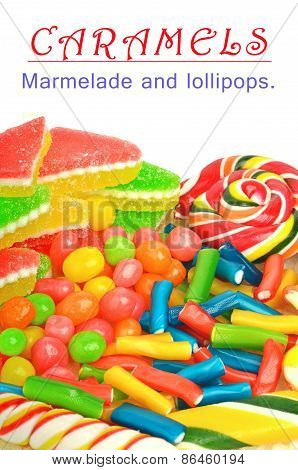 Marmelade, Caramels, Lollipops, Liquorice