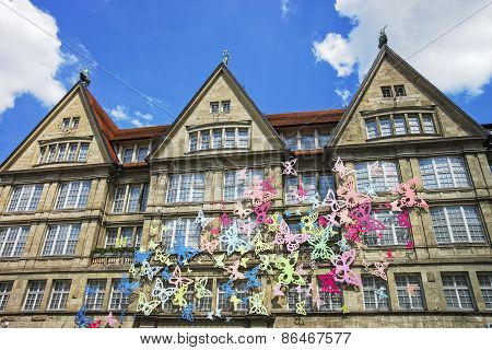 Frontispiece Of Building In Central Munich