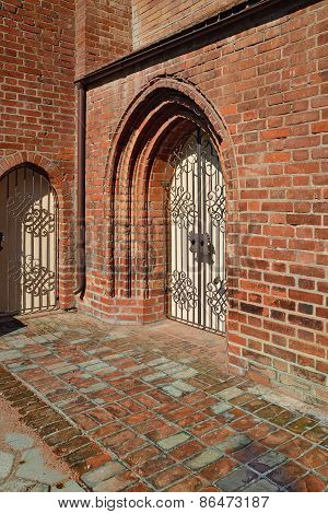 Koenigsberg Cathedral. Fragment Of A Wall