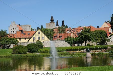 Sweden, The Old And Picturesque City Of Visby