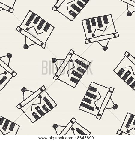 Bussiness Chart Doodle Drawing