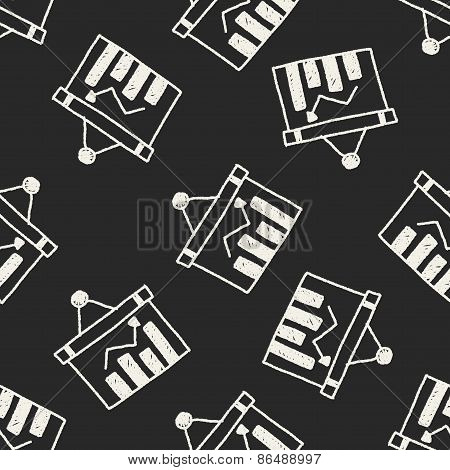 Bussiness Chart Doodle Drawing