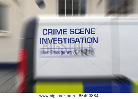 Crime Scene Investigation Sign