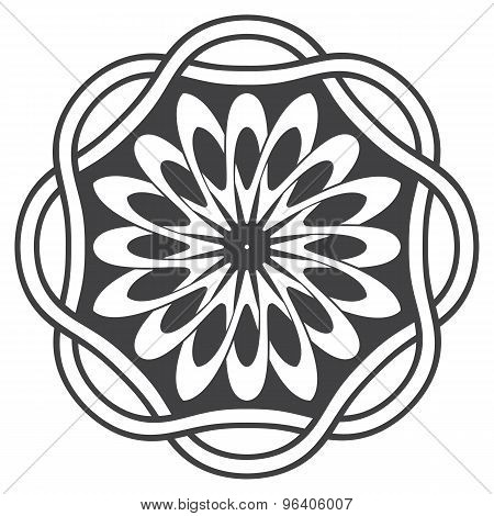 Mandala in esoteric style