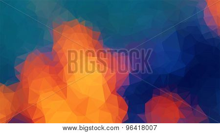 Abstract low poly background