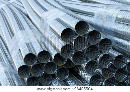 Sheaf Of Ribbed Pipes