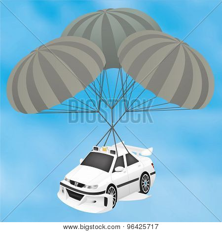 Sports Taxi Planning on a Parachute