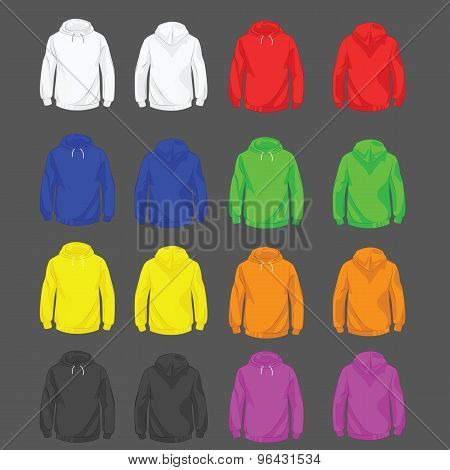 Set of men hoody