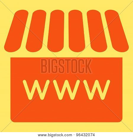 Webstore icon from Business Bicolor Set