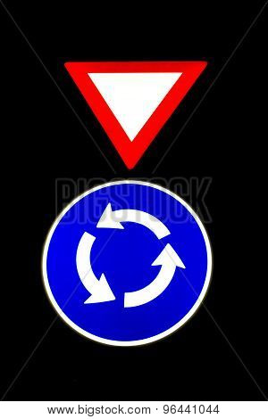 Directional traffic sign