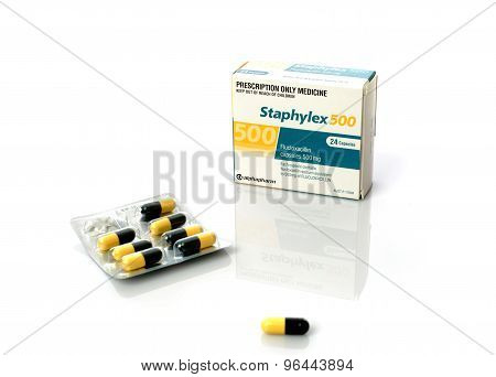Prescription Medicine - Staphylex Antibiotic Capsules