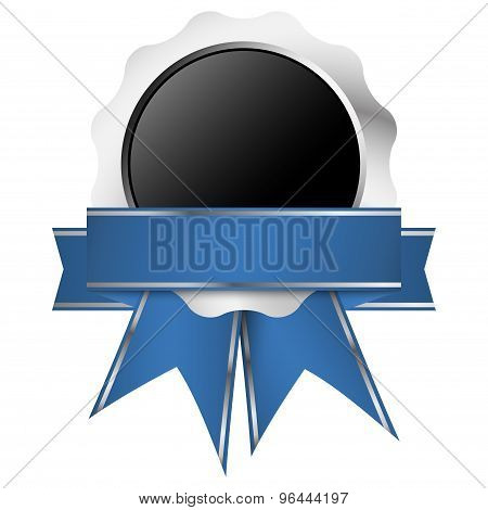 Template Seal Of Quality Silver With Banner
