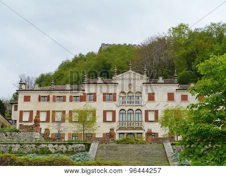 A palace in Asolo in Italy