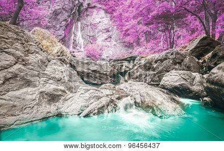 Klonglan Waterfall Is Waterfall In Kampangphet Province Asia Southeast Asia Thailand ,rainforest Nat